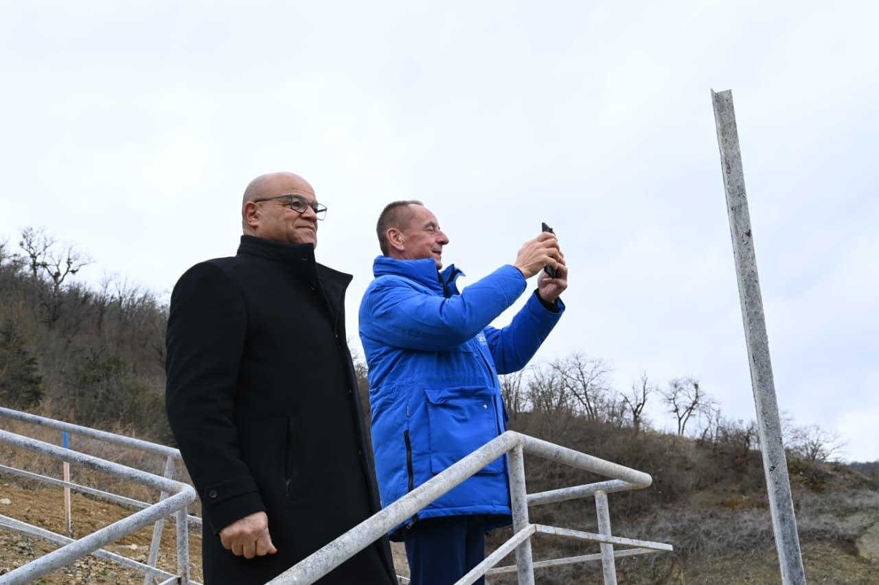 Beynəlxalq kanoe federasiyalarının prezidentləri Sərsəng su anbarına baxış keçiriblər
